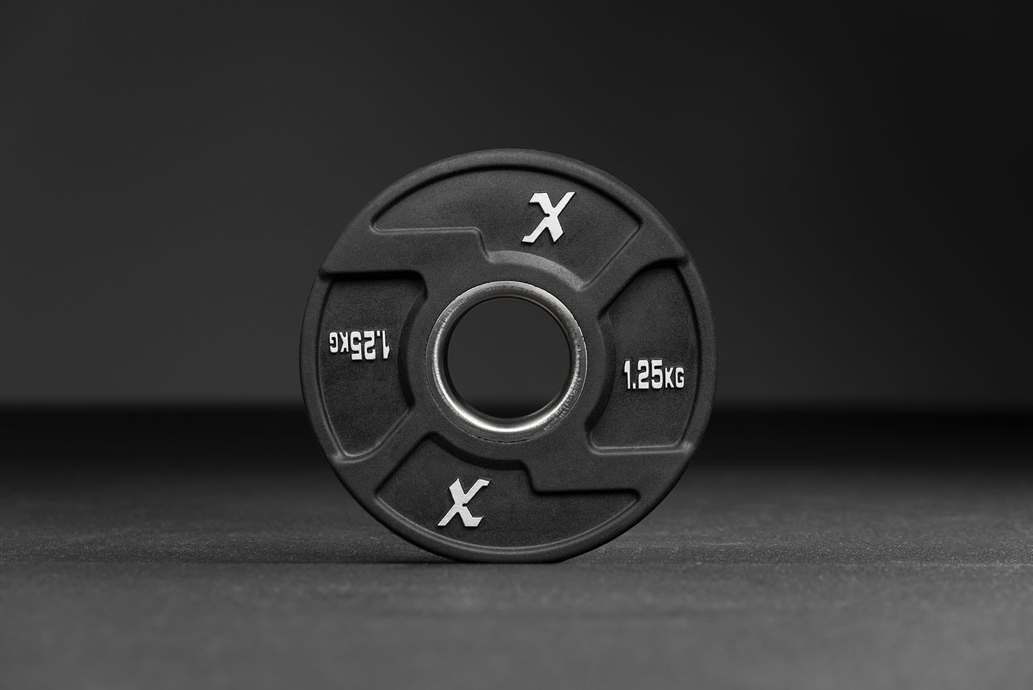 Xenios Black Rubber X-Grips Olympic Plate