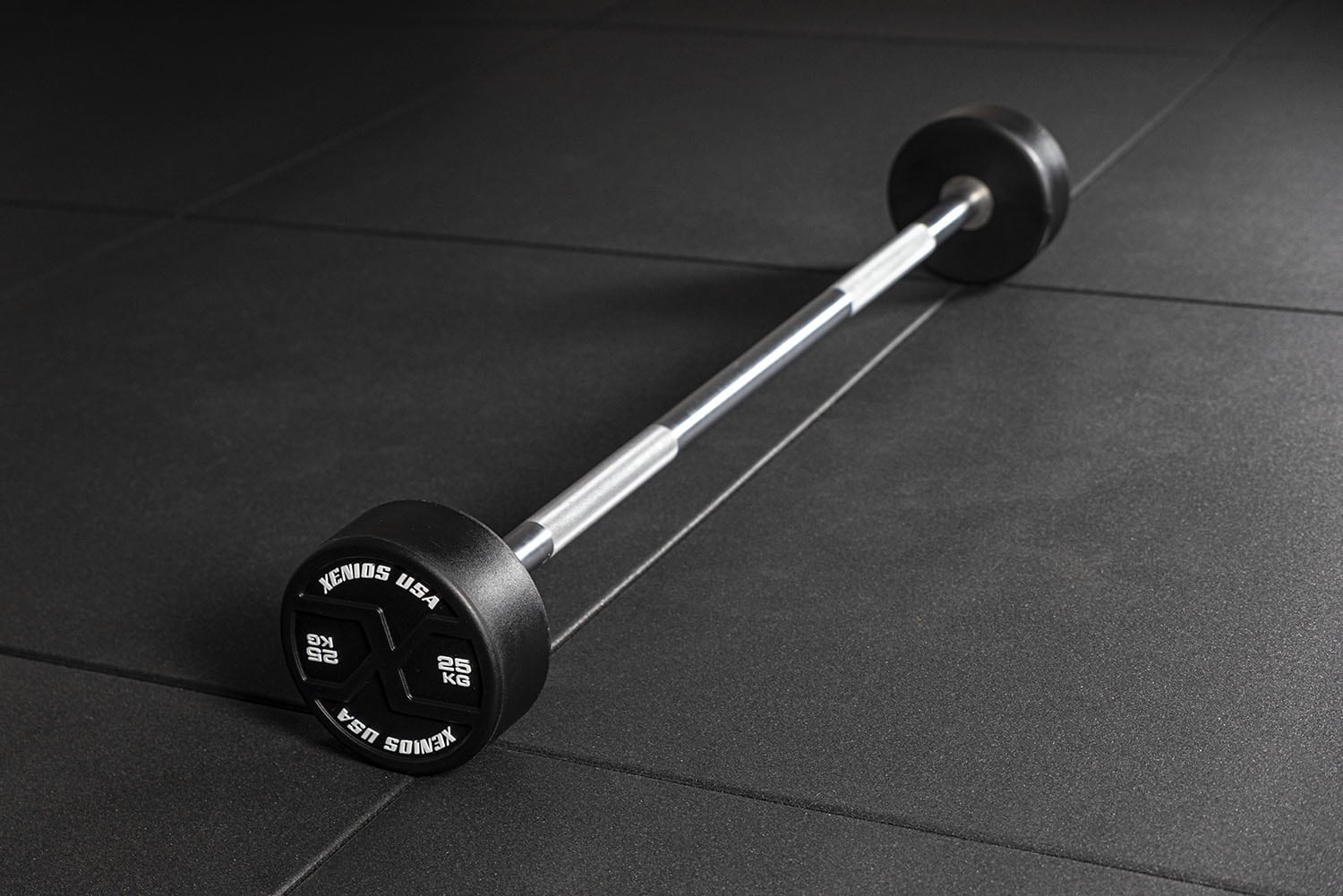 Xenios X-Grips Straight Barbell Set