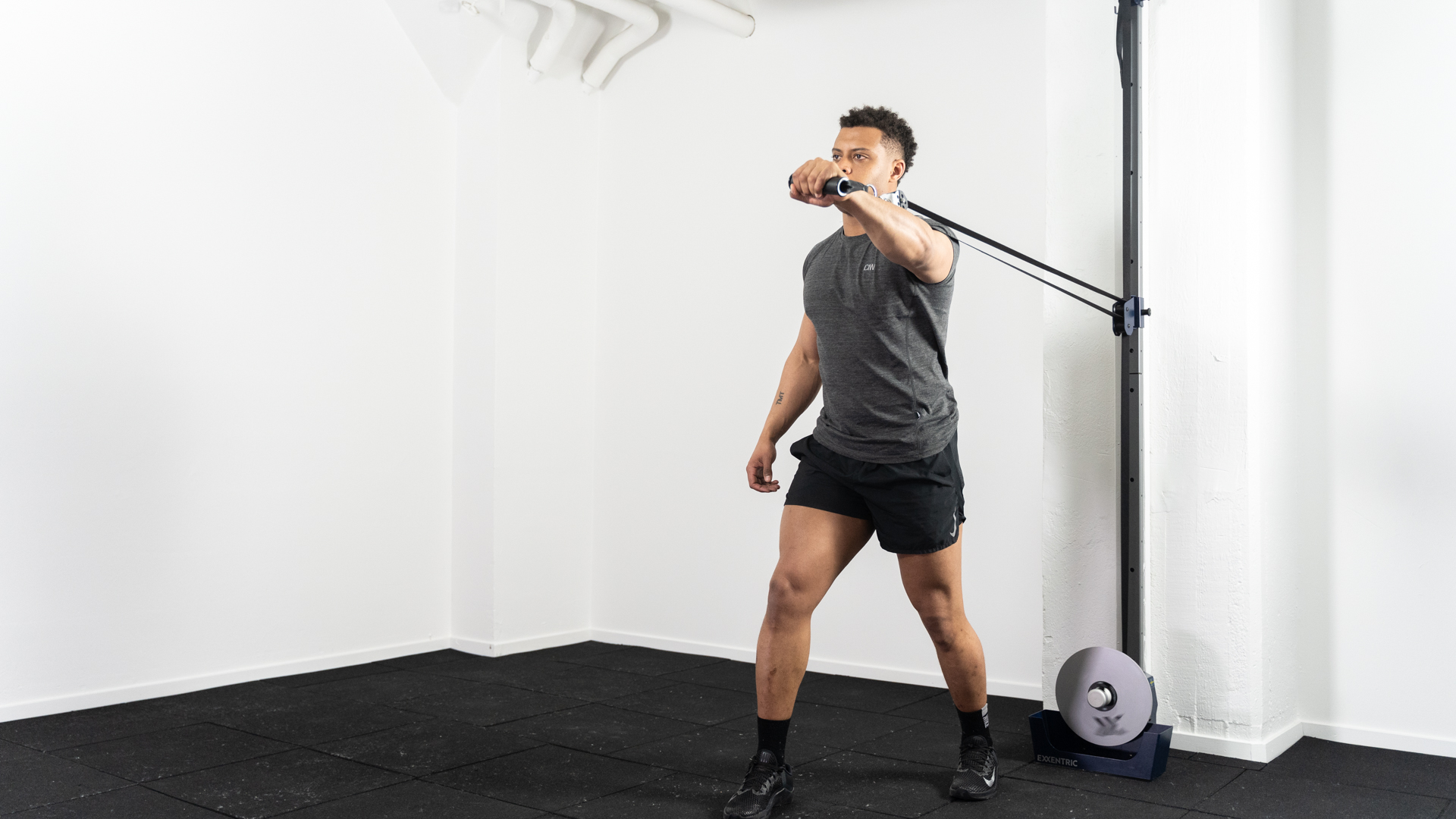kPulley2-Single-Arm-Chest-Press2 Exxentric kPulley2 - Sets