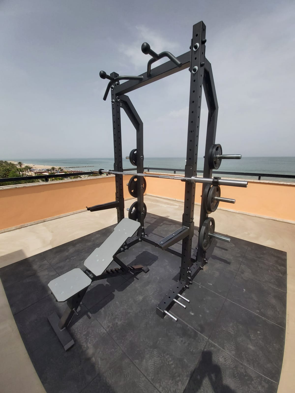 Verstellbare Outdoor-Trainingsbank