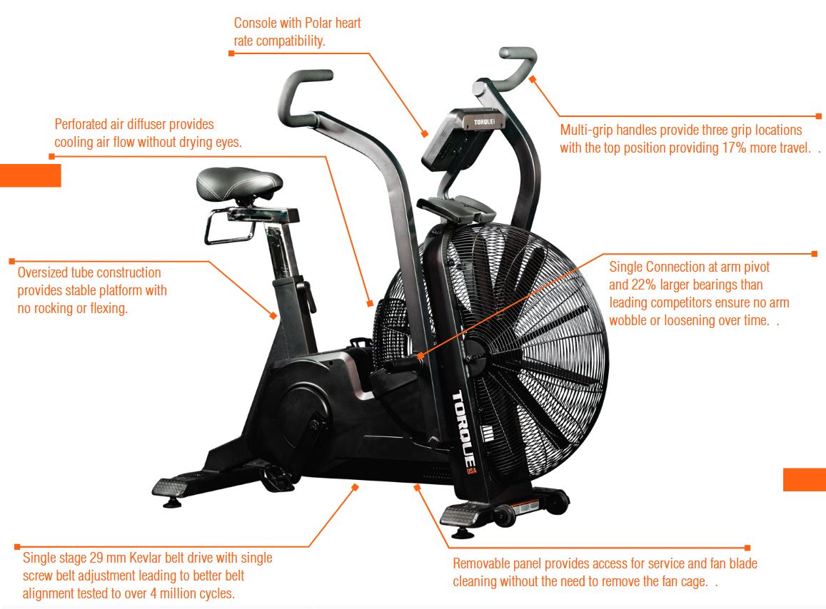 Torque Stealth Air Bike