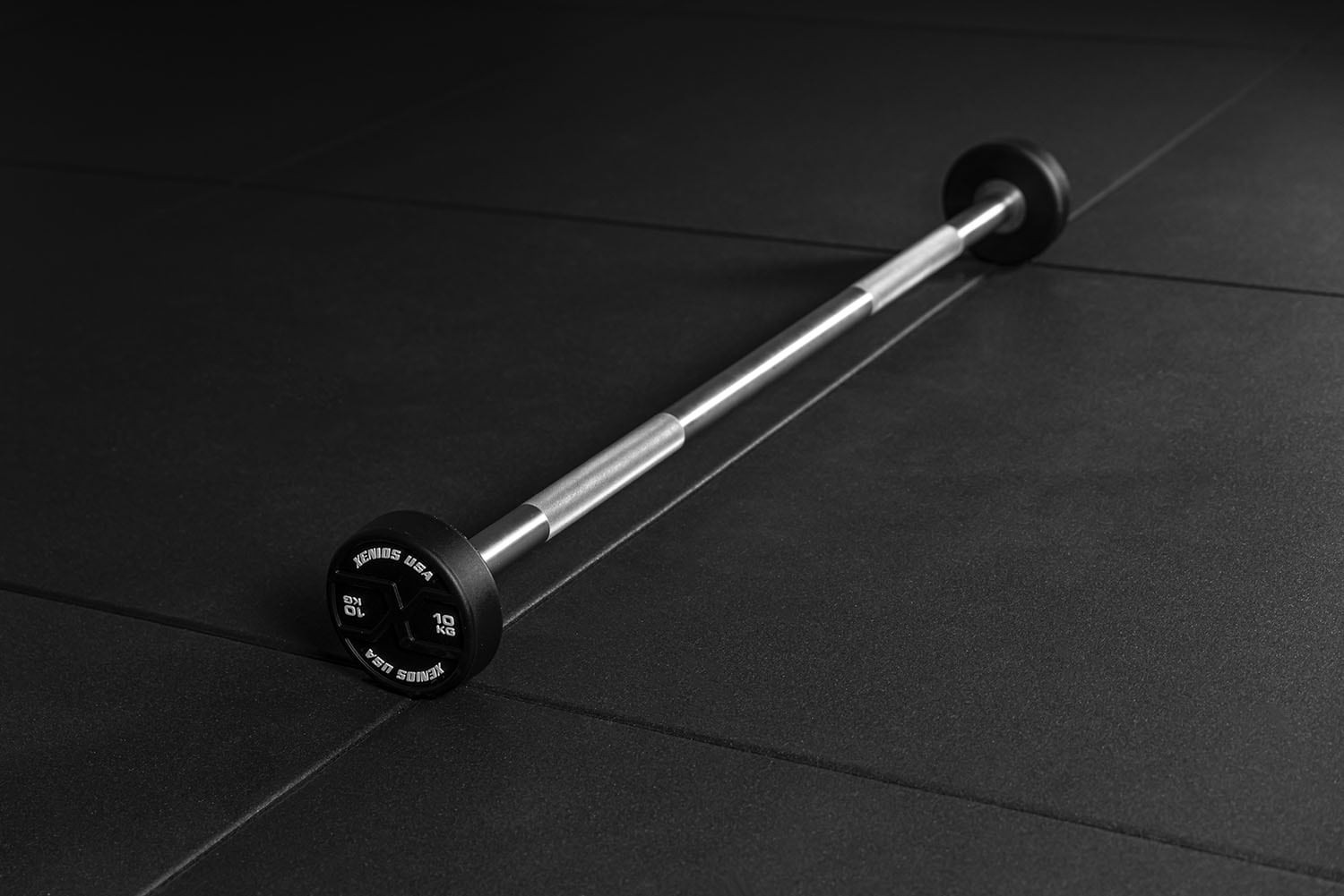 Xenios X-Grips Straight Barbell Set