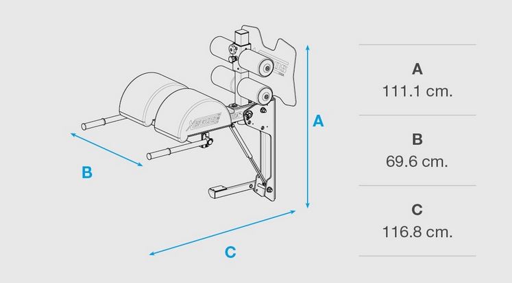 Xenios-Foldable-GHD-Bench-bei-pullsh16 Xenios Zusammenklappbare GHD-Bank
