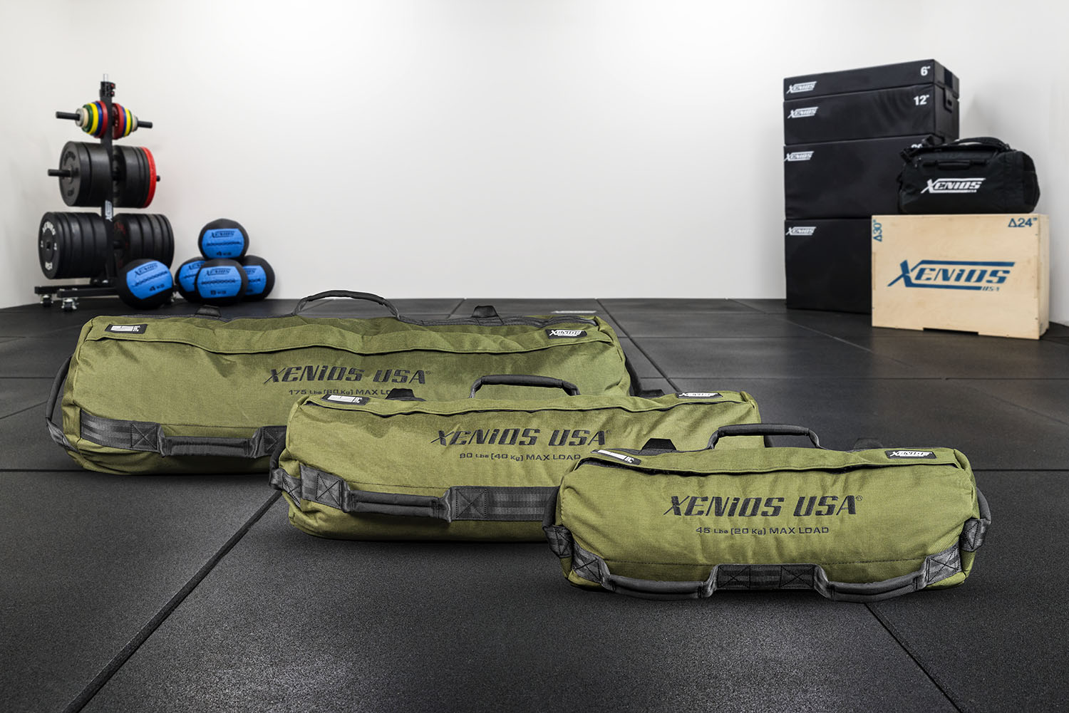 xenios-sandbags-oliv Xenios Sandbag