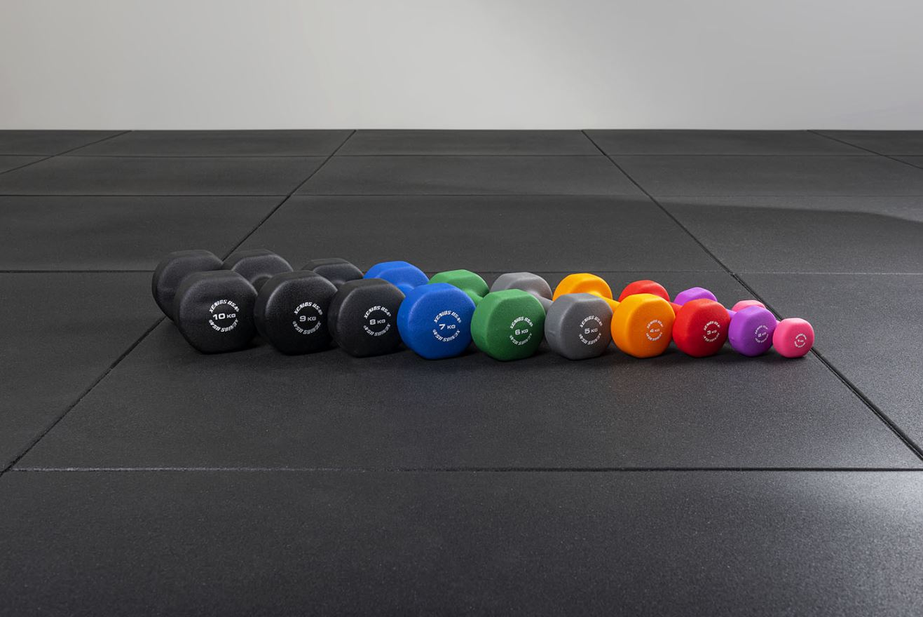 Xenios-Fitness-Hanteln-2-0-bei-pullsh1 Xenios Neopren Hantel Set 1-10 kg