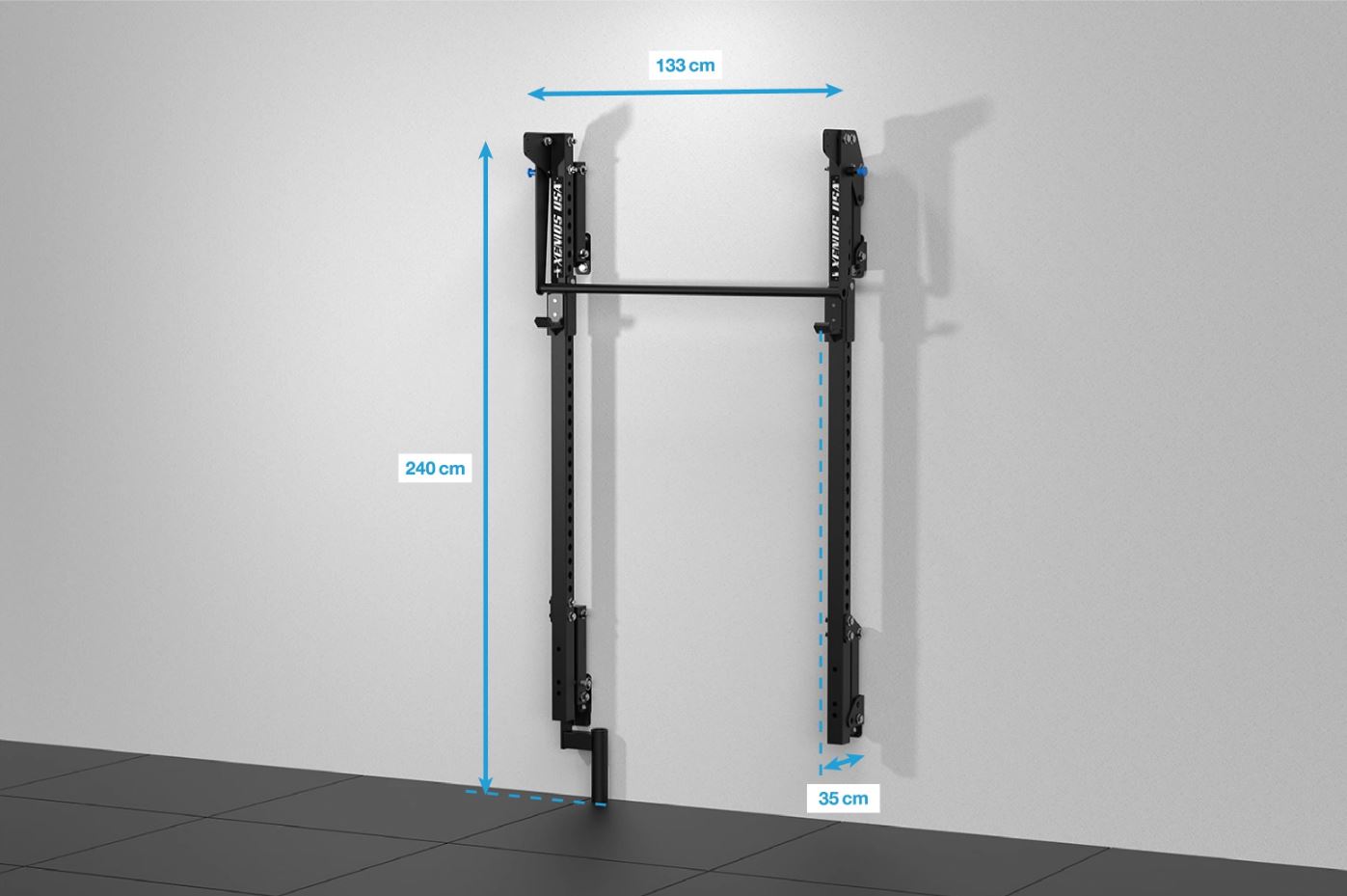 Liftable Rack mit Klimmzugstange bei pullsh