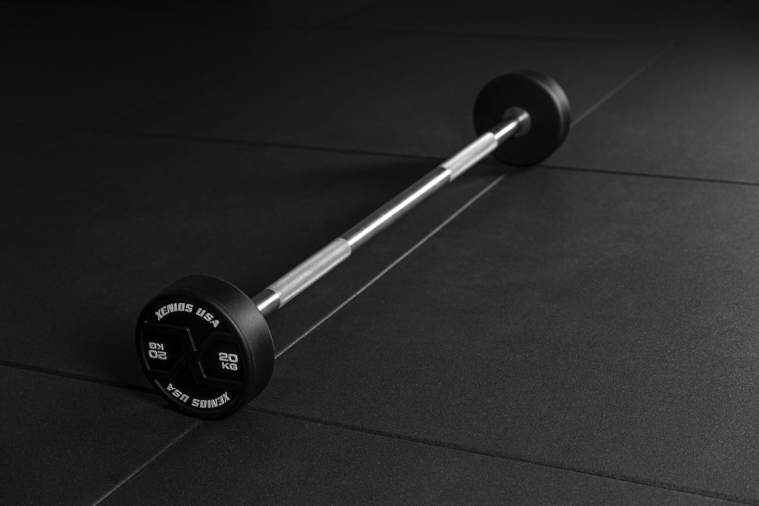 Xenios X-Grips Straight Barbell Set