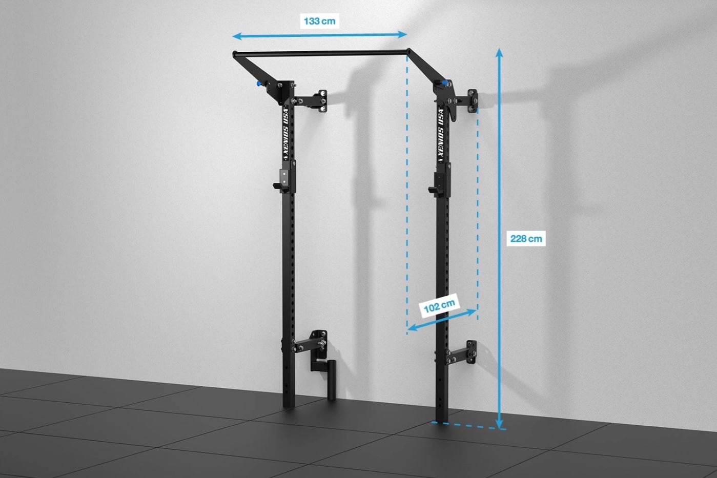 Liftable Rack mit Klimmzugstange bei pullsh