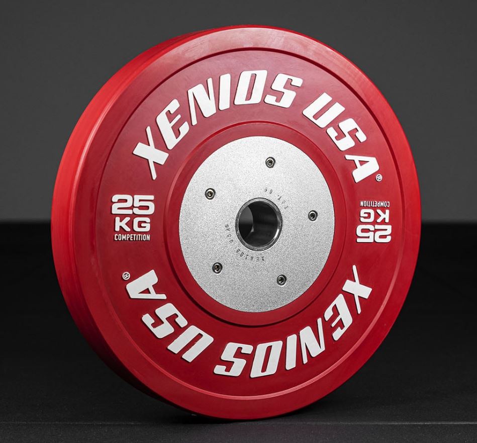 Xenios-Competition-Bumper-Plates-bei-pullsh6 Xenios Competition Bumper Plates - Komplettset