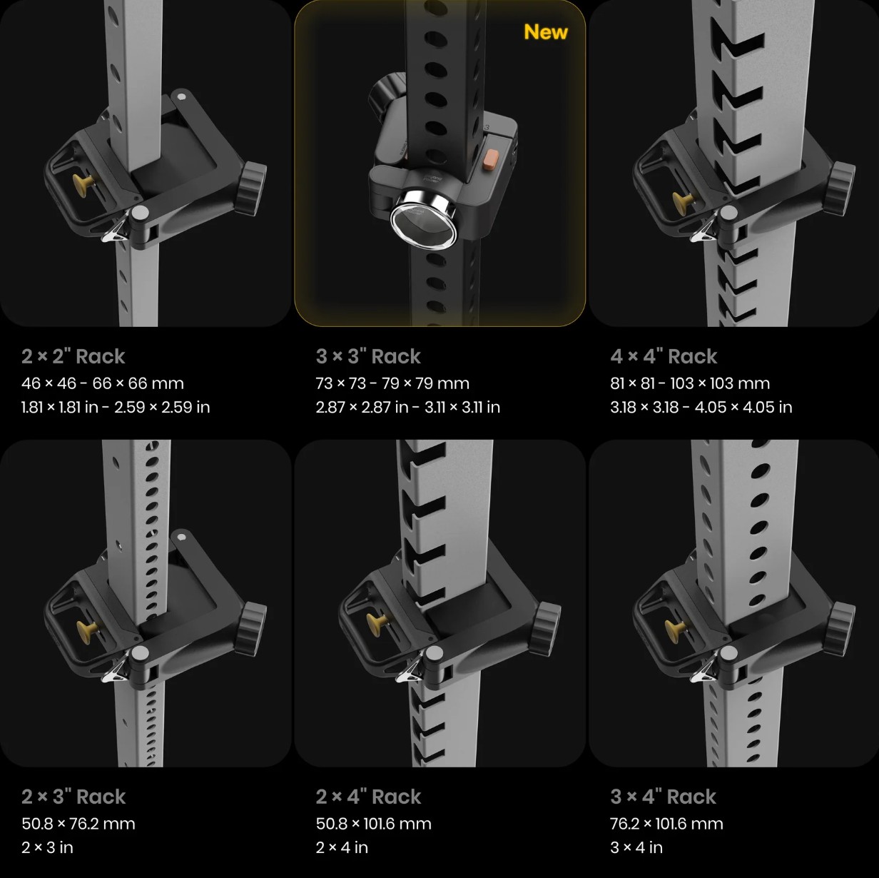Beyond Power Sliding Rack Mount 3x3