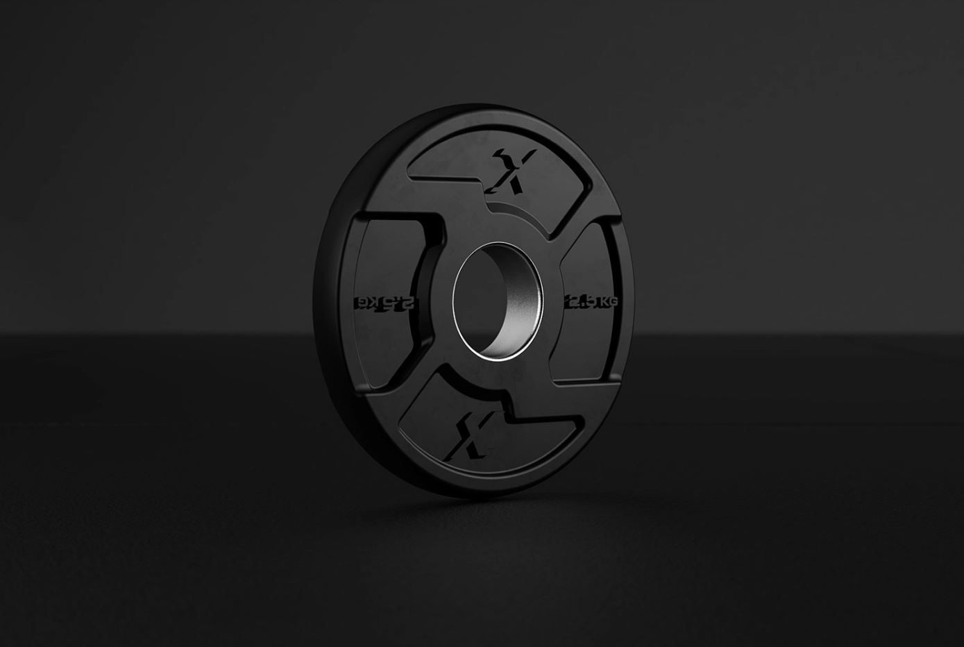 Xenios Black Rubber X-Grips Olympic Plate (SALE!)