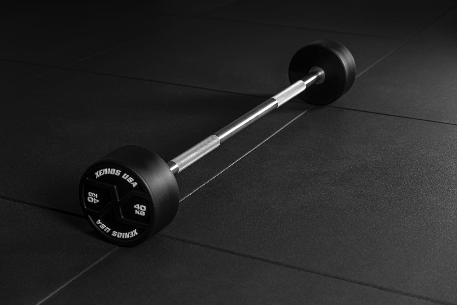 Xenios X-Grips Straight Barbell Set