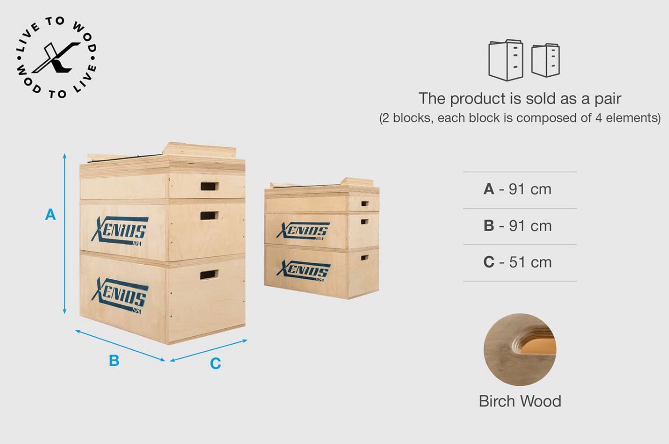 Xenios-Jerk-Block-Set-aus-Holz-bei-pullsh1 Xenios Jerk Blocks Set Holz