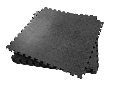 Quadratische Puzzlematte aus Massivgummi