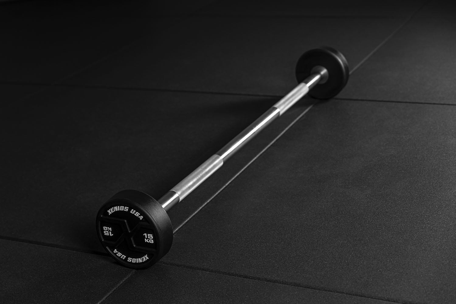 Xenios X-Grips Straight Barbell Set