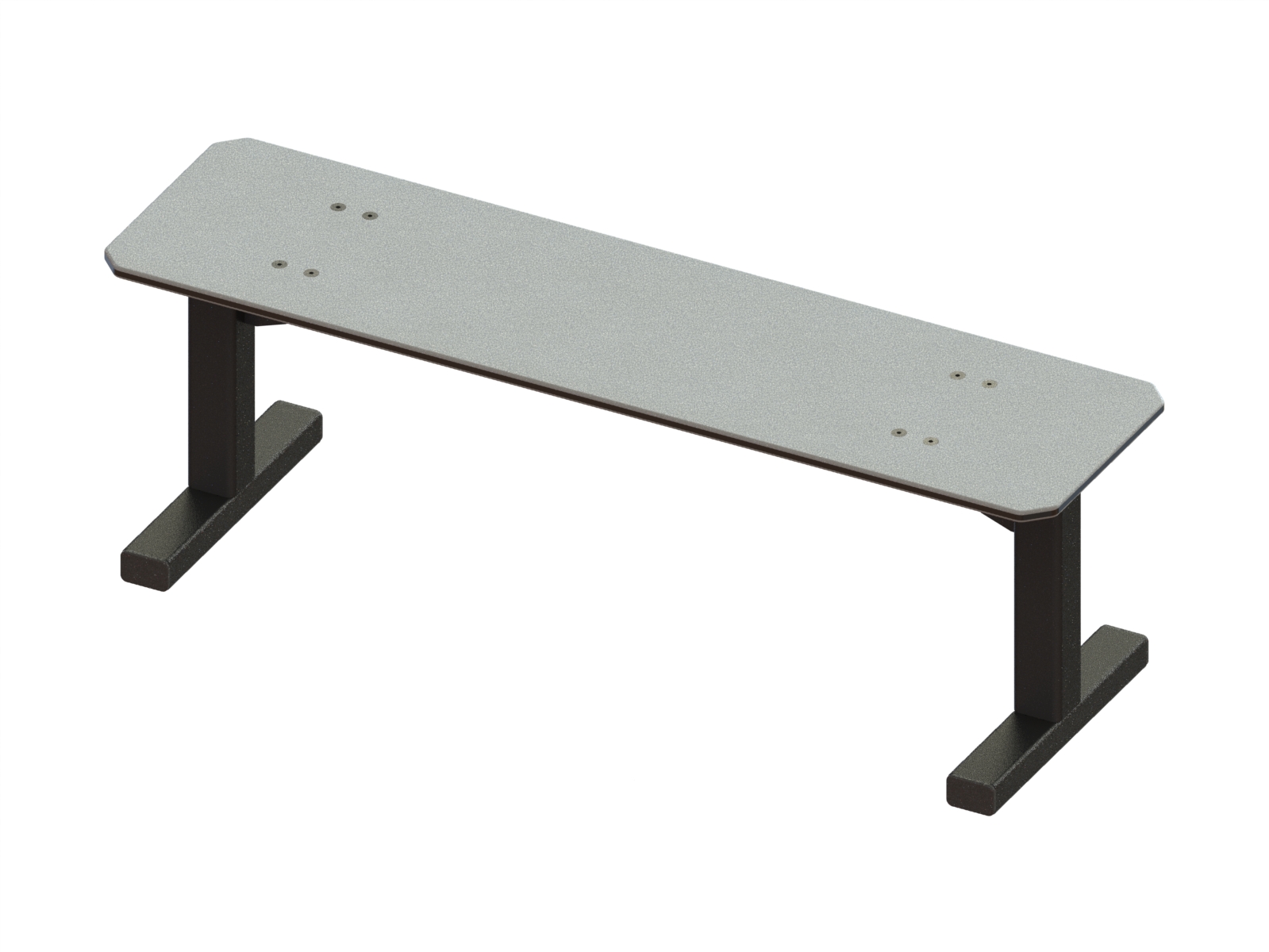 Outdoor-Trainingsbank – flach