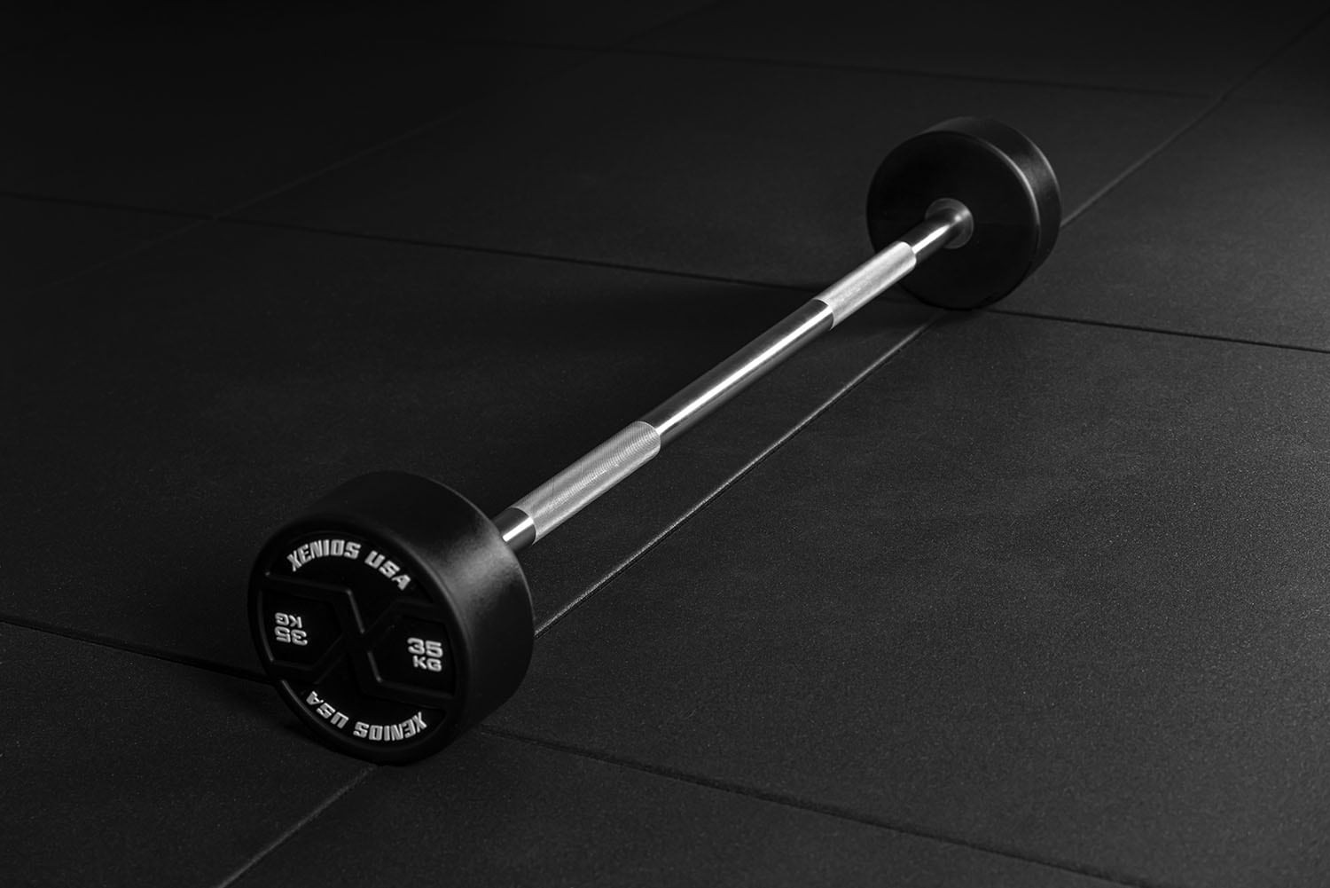 Xenios X-Grips Straight Barbell Set