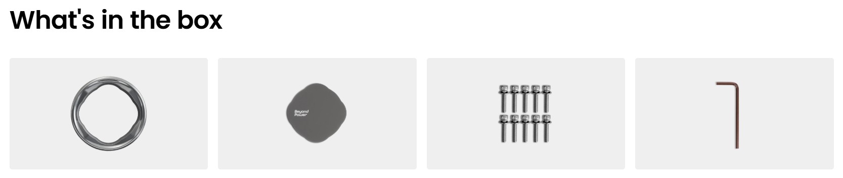 DIY Dock whats in the box