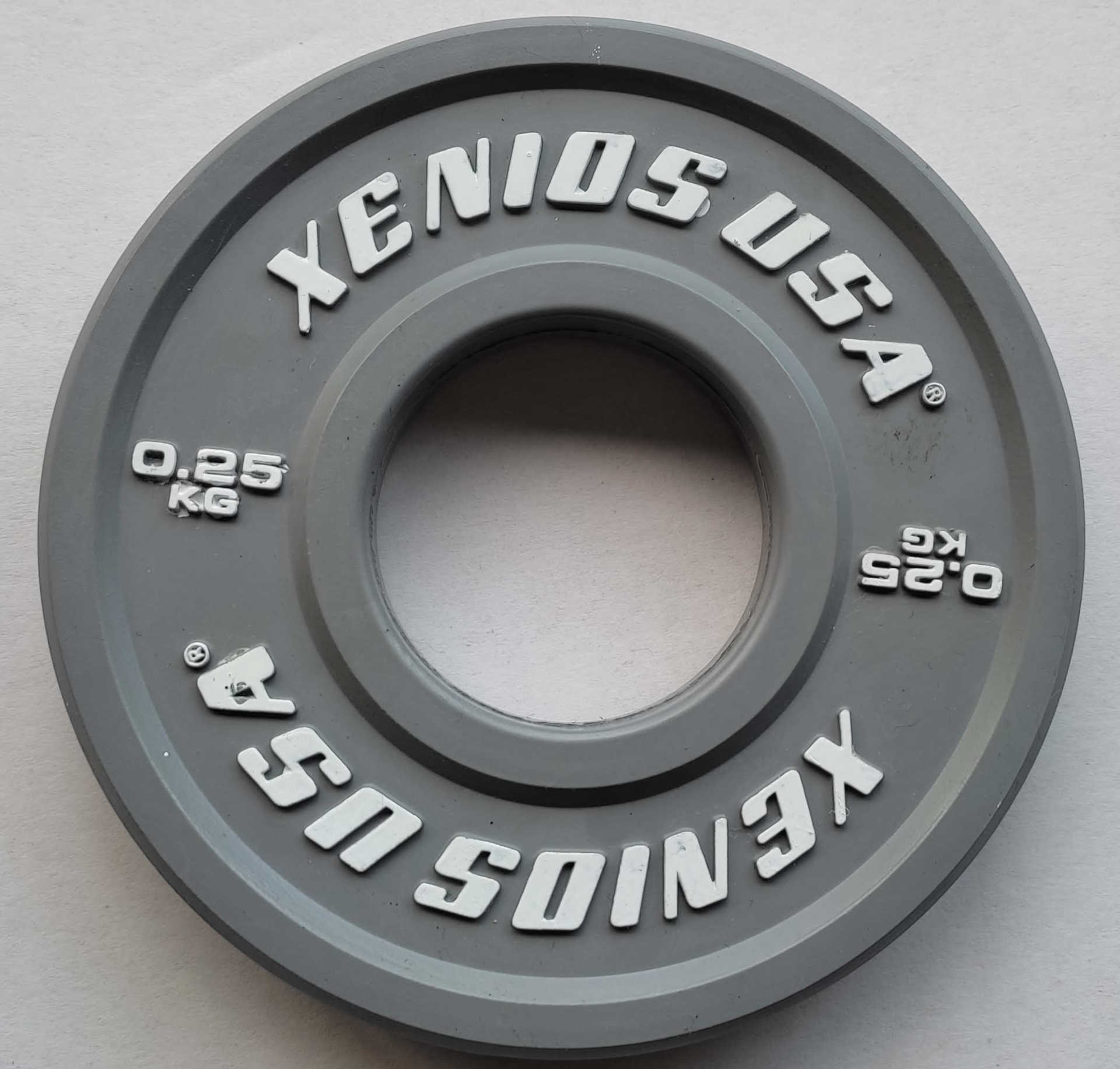 Xenios Mini Rubber Bumper Plate 0,25 kg (SALE!)
