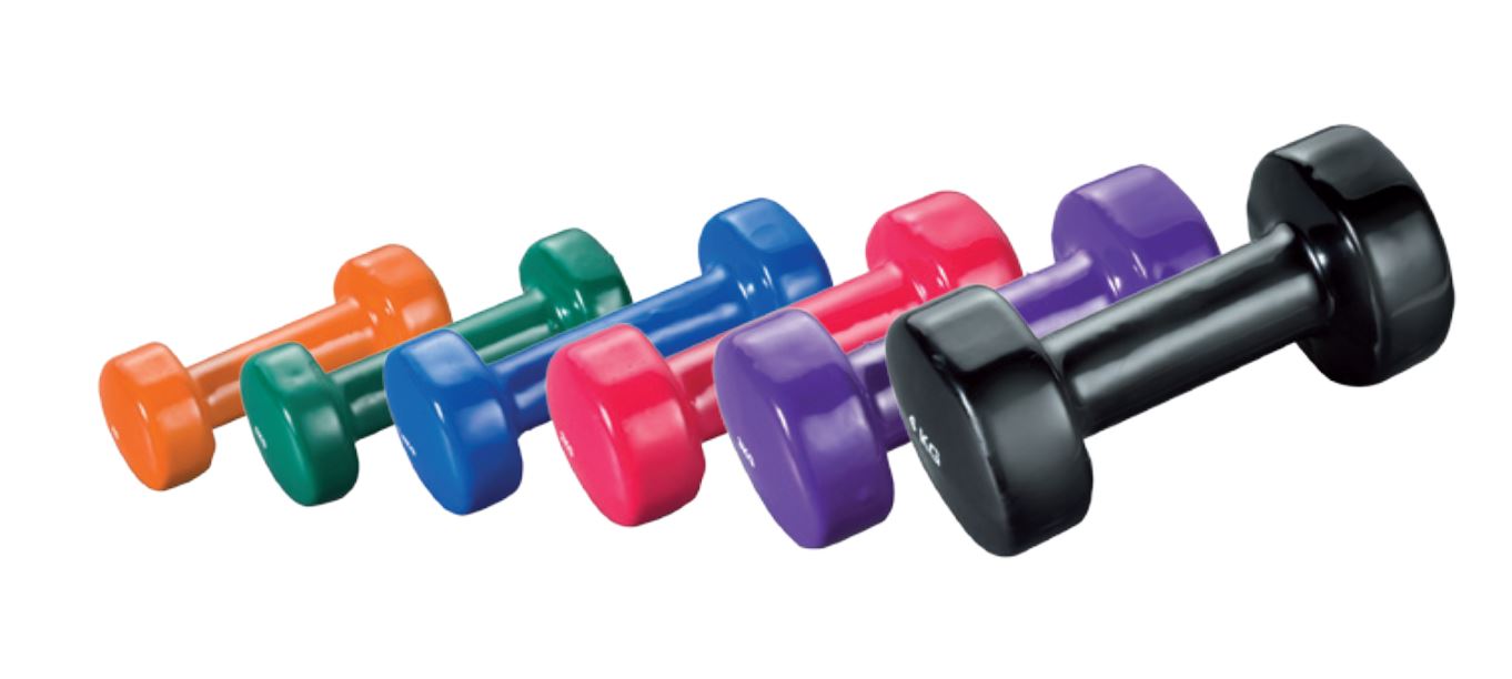 Vinylhantel-Set (9 Paare: 0,5 bis 7 kg)