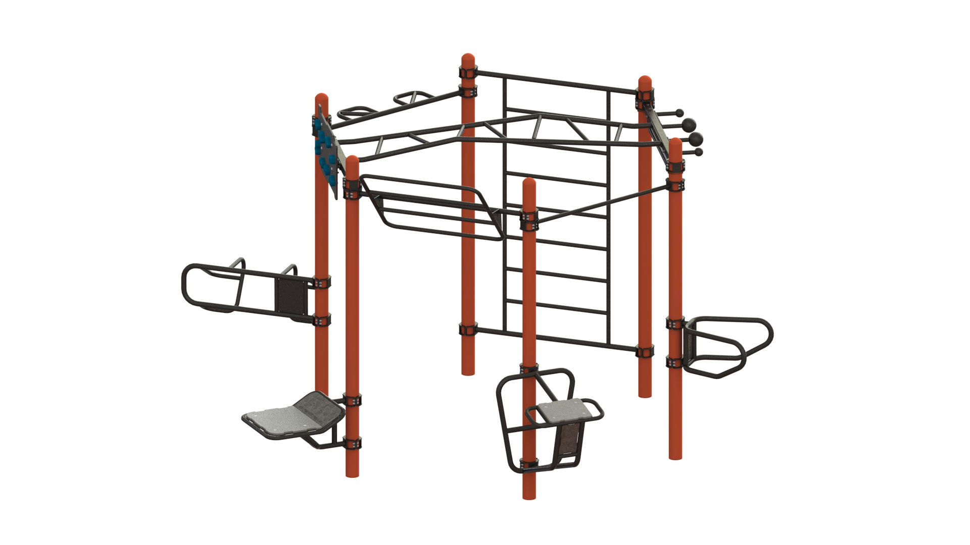 Outdoor Trainingsstation Obstacle HEX