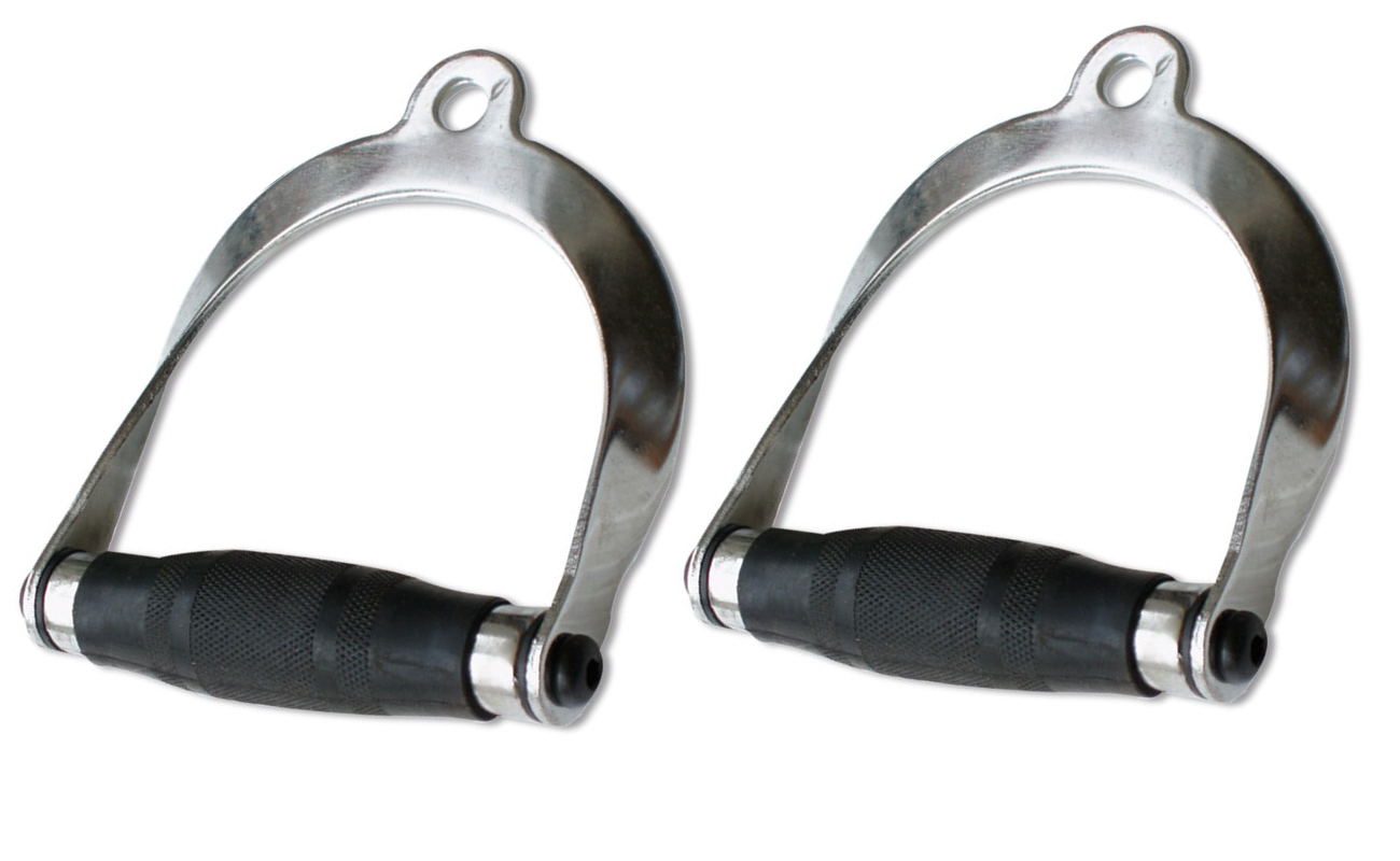 1 Paar Einhandgriffe (Metall mit ergon. Gummigriff) (SALE!)