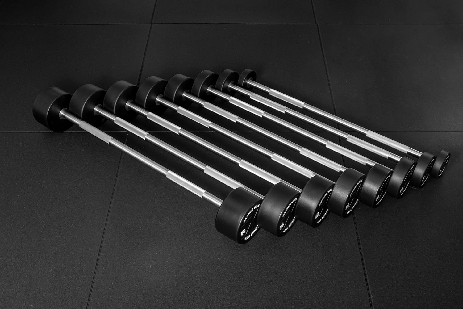 Xenios X-Grips Straight Barbell Set