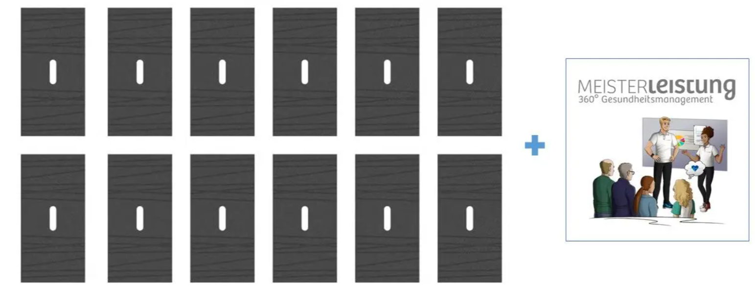 Xbrick®-Set für betriebliche Gesundheitsförderung