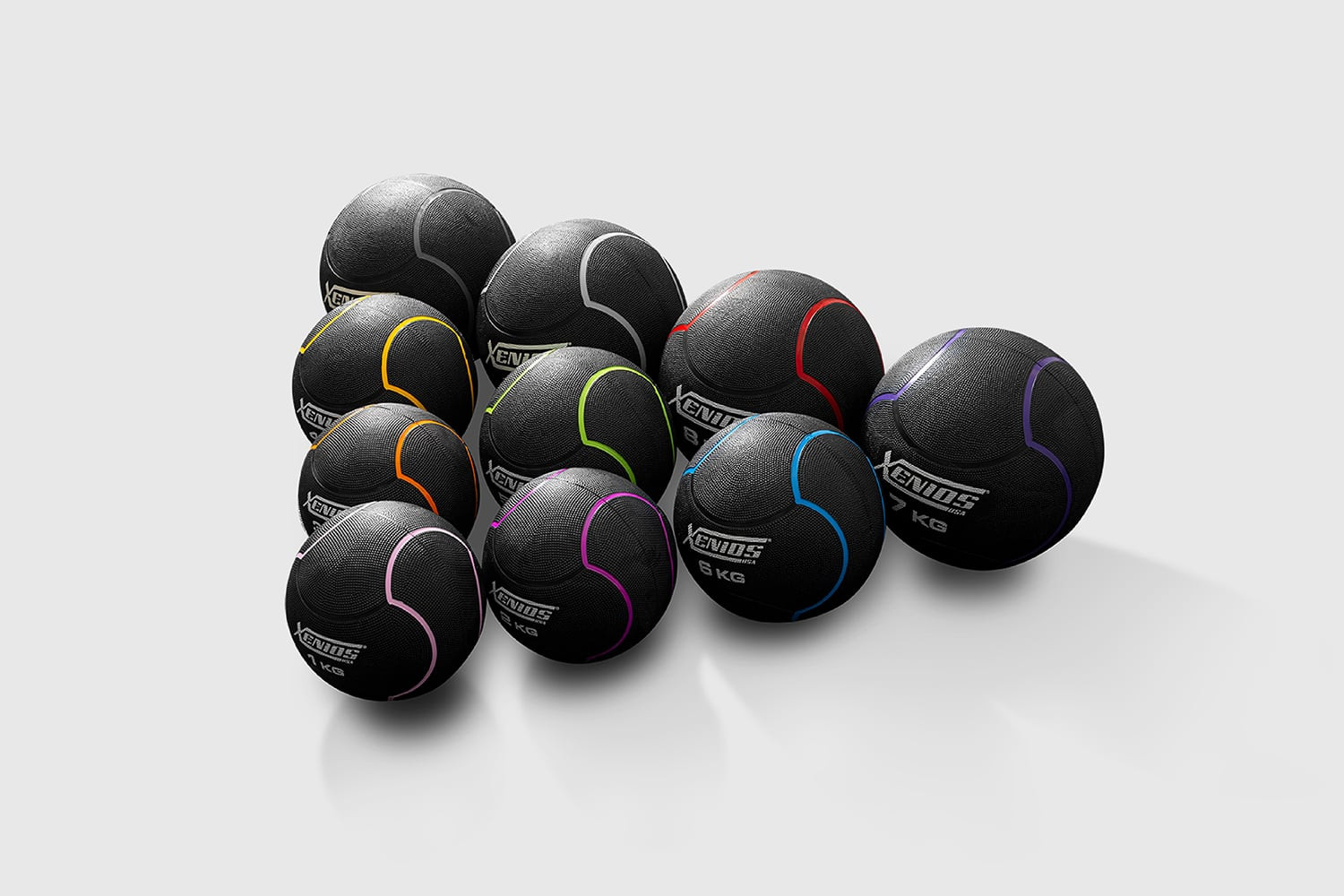 Xenios Fitness Med Ball - Komplettset